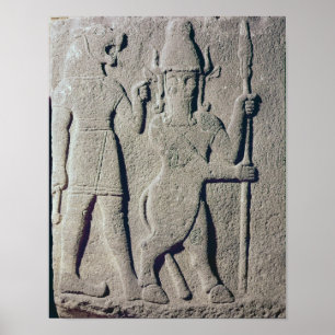 Poster O deus Uomi do Hittite, Karkemish