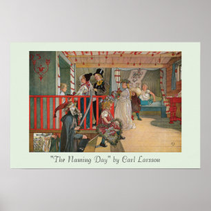Pôster O dia conhecido por belas artes de Carl Larsson