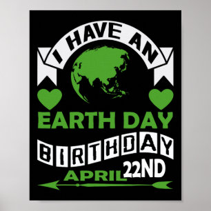 Poster O Dia da Terra É O Meu Aniversário, Criança Do Par