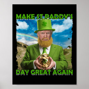 Poster O Dia de São Patrício Engraçado Faz o Dia de São P