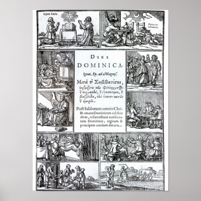 Pôster O Dia do Senhor, 1639 (Frente)