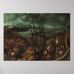 Poster O dia sombrio de Pieter Bruegel, o mais velho
