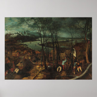 Poster O dia sombrio de Pieter Bruegel, o Velho