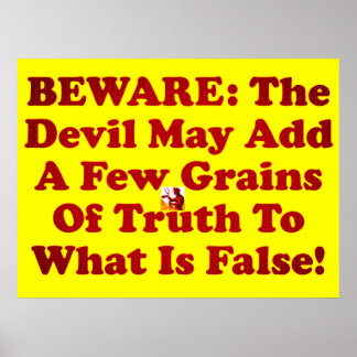 Poster O Diabo É Um Mentiroso!