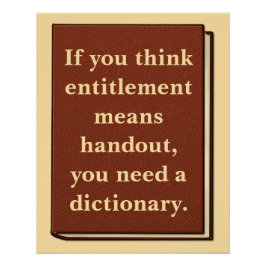 Pôster O direito não é um folheto