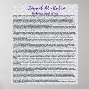 Poster O discurso famoso de Zaynab