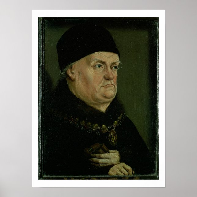 Poster O ditado matemático: retrato de René I o "Bom (Frente)