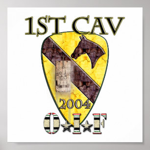 Pôster ø Divisão 2004 OIF da cavalaria