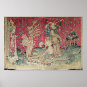 Pôster O Dragão Lutando com os Servidores de Deus