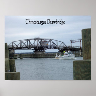 Poster O Drawbridge de Chincoteague