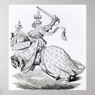Pôster O Duc de Bourbon armou-se para o competiam