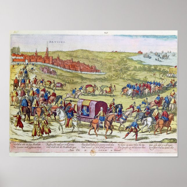 Pôster O Duque de Alba, lembrado à Espanha (Frente)