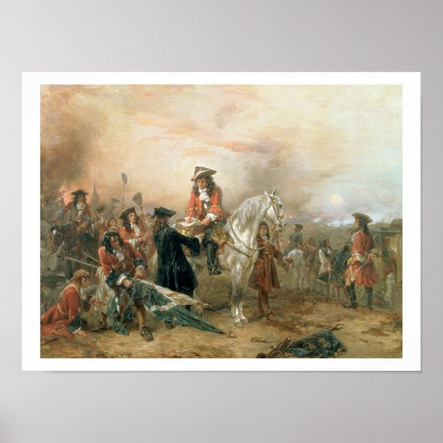 Pôster O Duque de Marlborough (1650-1722) assinando o De (Frente)