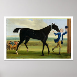 Pôster O duque do preto "bonito" de Rutland, c.1720 (óle