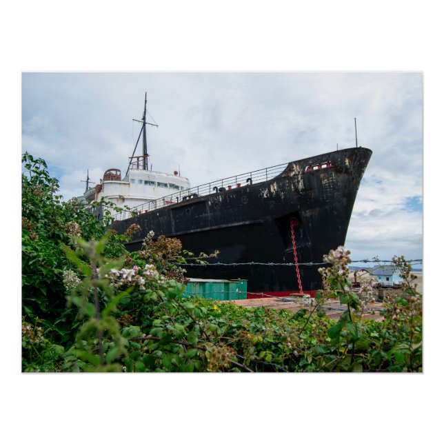 Pôster O Duque TSS Abandonado do Navio Lancaster (Frente)