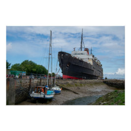 Pôster O Duque TSS Abandonado do Navio Lancaster