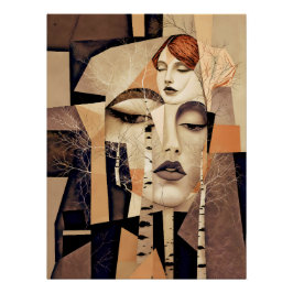 Pôster O Eco de “Virelle” – Um Retrato Abstrato