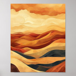 Poster O Eco Silencioso de Cristas Ensolaradas: Um Ritmo