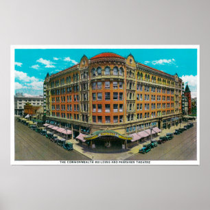 Poster O Edifício da Commonwealth e o Teatro de Pantages