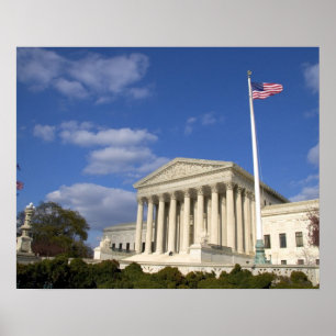 Pôster O edifício da Suprema Corte dos Estados Unidos em