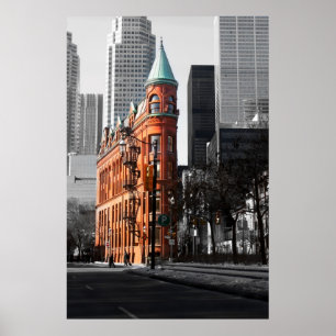 Pôster O Edifício Flatiron, Toronto.