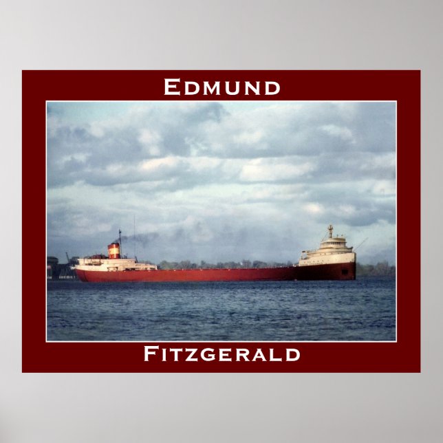 Poster O Edmund Fitzgerald na Rua. (Frente)