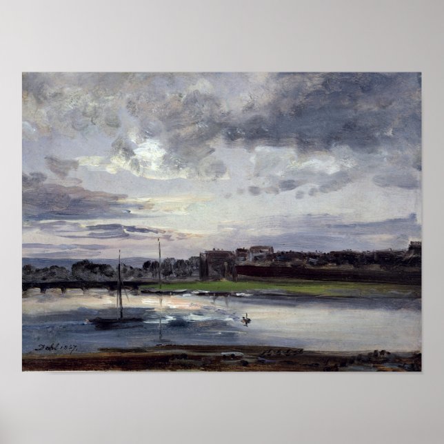 Poster O Elba e a Nova Cidade, Dresden (Frente)