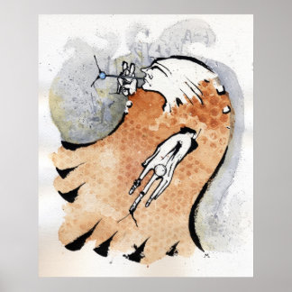 Pôster o eletro-fumador