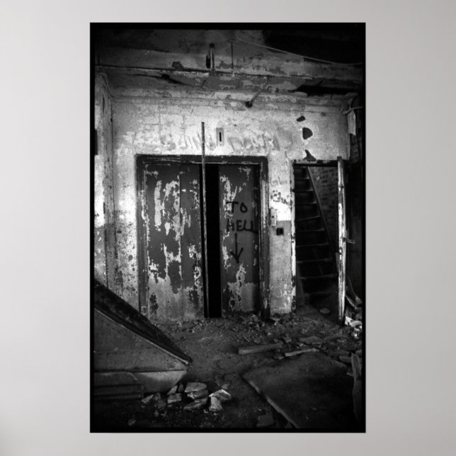 Poster O Elevador ao Inferno (Frente)