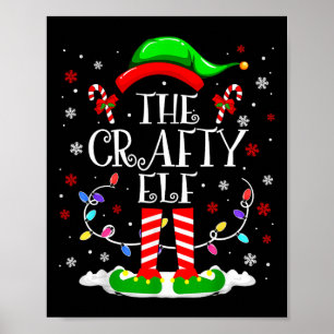 Poster O Elfo Astuto Elfo Natal Divertido Correspondente
