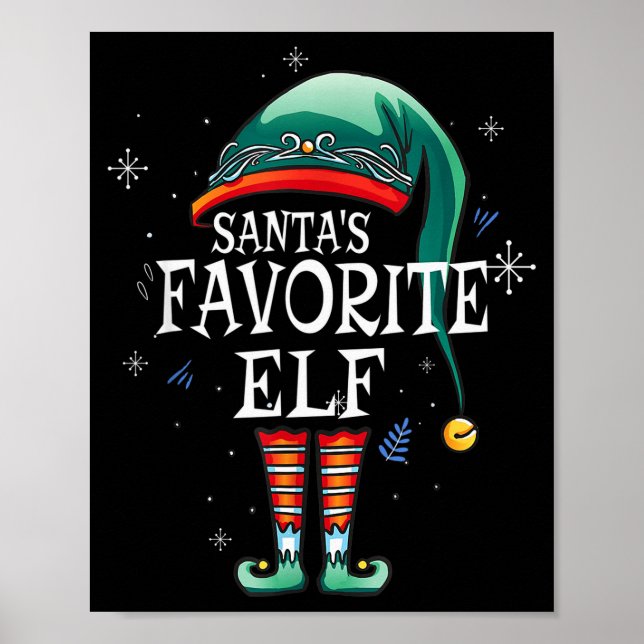 Poster O Elfo Favorito do Papai Noel A Família de Elfos C (Frente)