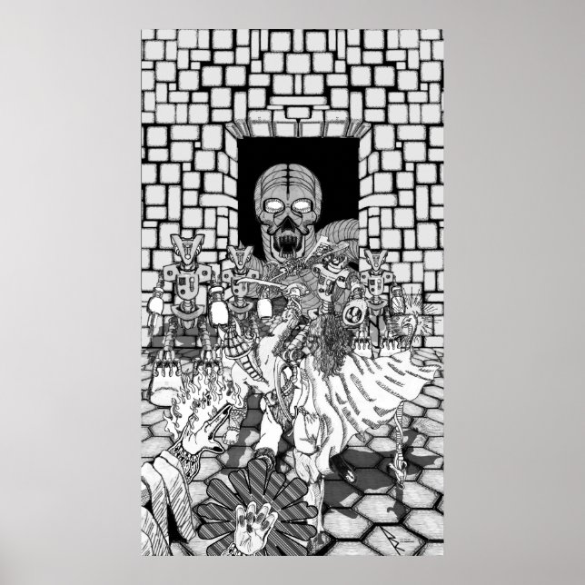 Pôster O encontro do hawksmoon (Frente)