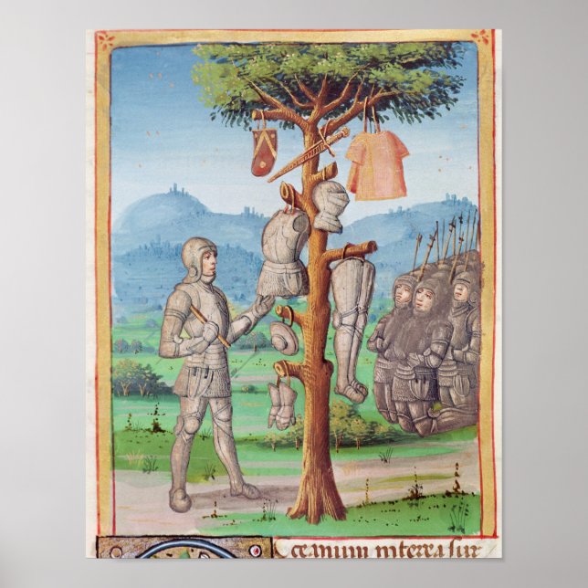 Pôster O Eneido de Virgil com um comentário de (Frente)