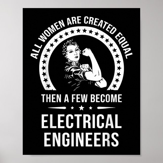 Poster O Engenheiro Elétrico Para As Mulheres É Criado Ig (Frente)