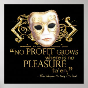 Pôster O Enquadramento da Cotação Shrew (Versão Dourada)