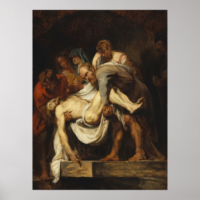 Poster O entombamento do Cristo (Frente)