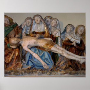 Pôster O Entombment, 1490 (pedra pintada) (detalhe) 2
