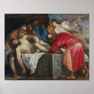 Poster O Entombment do cristo, 1559