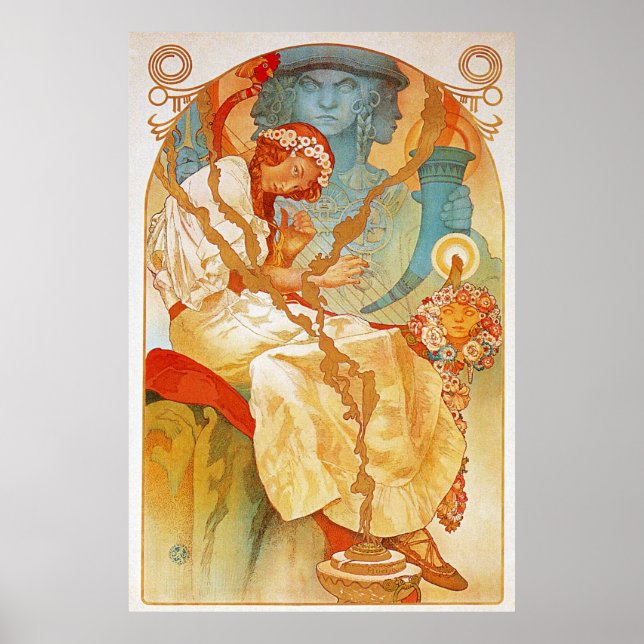 Poster O Epic Eslavo De Alphonse Mucha (Frente)