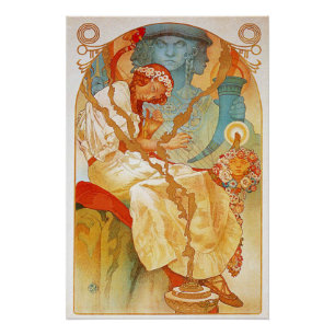 Pôster O Épico Eslavo Por Alphonse Mucha