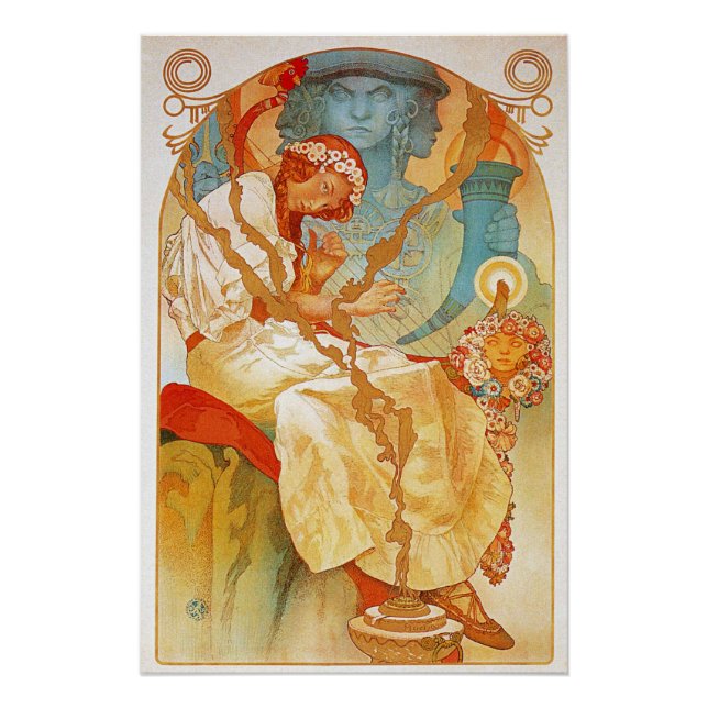Pôster O Épico Eslavo Por Alphonse Mucha (Frente)