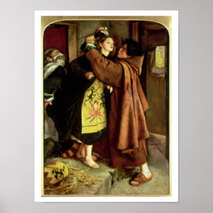 Poster O escape de um Heretic, 1559, 1857 (óleo em canva