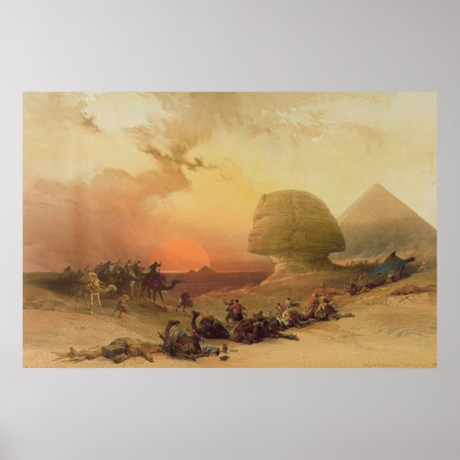 Pôster O Esfinge em Giza (Frente)