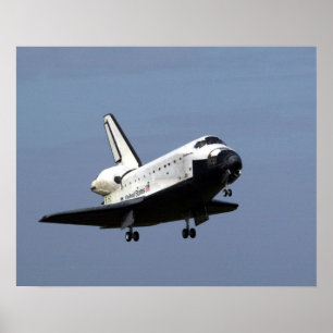 Poster O esforço do vaivém espacial prepara-se para