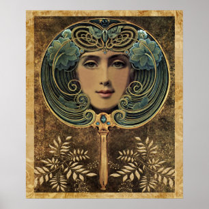 Pôster O espelho de Nouveau