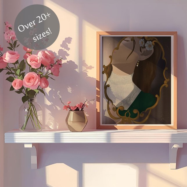 Poster O Espelho III - Uma Menina Meio Oculta (Criador carregado)