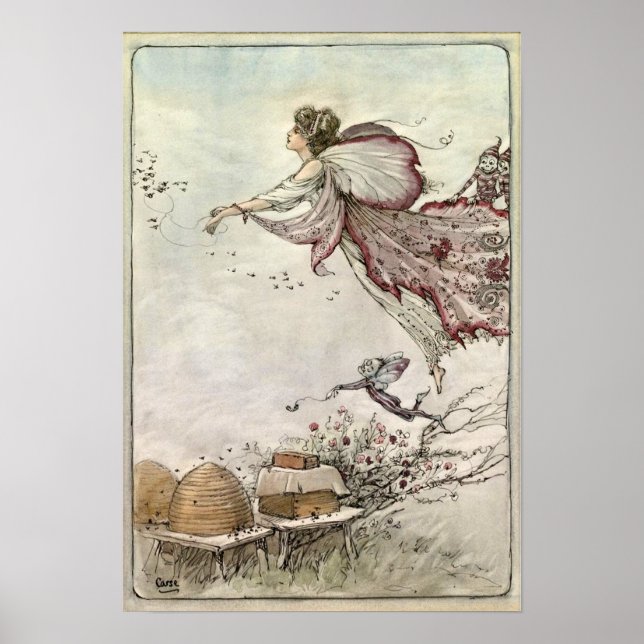 Pôster "O Espírito da Colmeia-Abelha" (Frente)