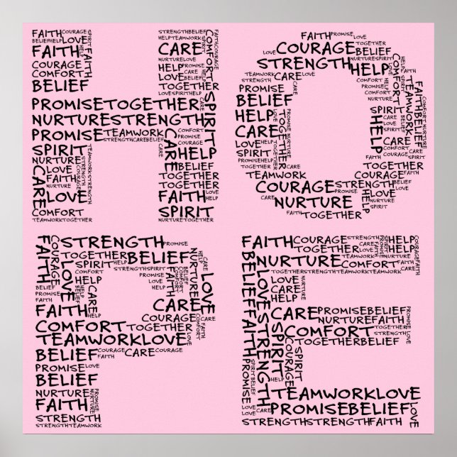 Pôster O Espírito da Esperança (Texto Negra) (Frente)