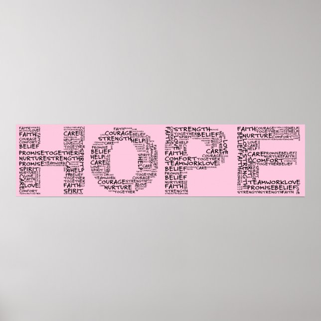 Pôster O Espírito da Esperança (Texto Negra) (Frente)