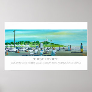 Poster O Espírito de 21 - Local de Vacinação, Albany C